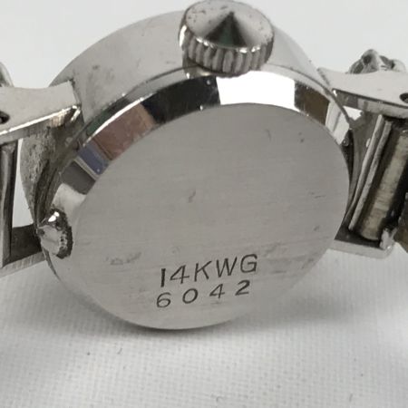  SEIKO セイコー ヴィンテージ 腕時計14KWG 6042 DIASHOCK 6042 ジャンク品