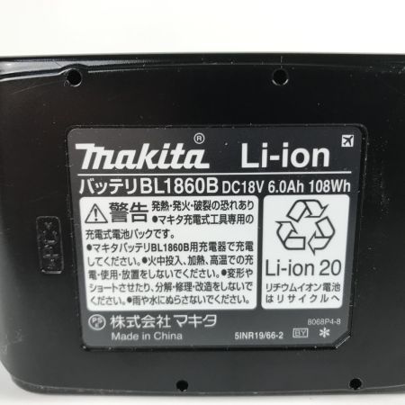  MAKITA マキタ リチウムイオンバッテリー 18V 6.0A 未使用品 BL1860B