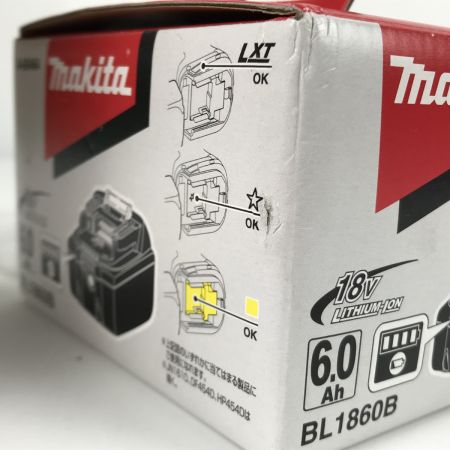  MAKITA マキタ リチウムイオンバッテリー 18V 6.0A 未使用品 BL1860B