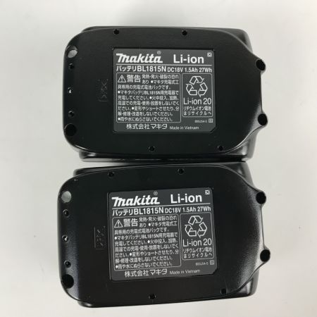  MAKITA マキタ コードレス式インパクトドライバー 充電器・充電池2個・ケース付 18v 1.5Ah TD146DX グリーン