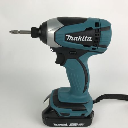  MAKITA マキタ コードレス式インパクトドライバー 充電器・充電池2個・ケース付 18v 1.5Ah TD146DX グリーン
