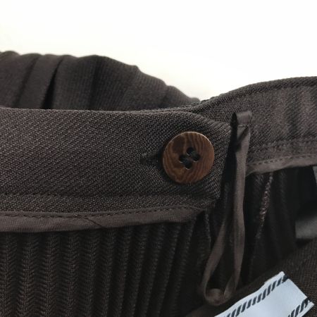  PRADA プラダ ロングスカート プリーツスカート Sサイズ 36S P175RH S202 10ES ダークブラウン
