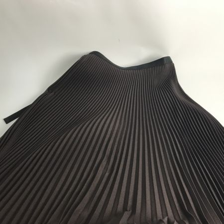  PRADA プラダ ロングスカート プリーツスカート Sサイズ 36S P175RH S202 10ES ダークブラウン