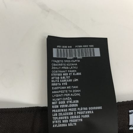  PRADA プラダ ロングスカート プリーツスカート Sサイズ 36S P175RH S202 10ES ダークブラウン