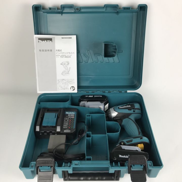 MAKITA マキタ 充電式インパクトドライバー 充電器・充電池2個 MAKITA マキタ 充電式インパクトドライバー 充電器・充電池2個