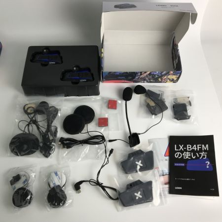   バイク用インカム LEXIN B4FM Dual Pack 2個入り4箱セット Bluetoothインカム