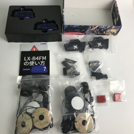   バイク用インカム LEXIN B4FM Dual Pack 2個入り4箱セット Bluetoothインカム
