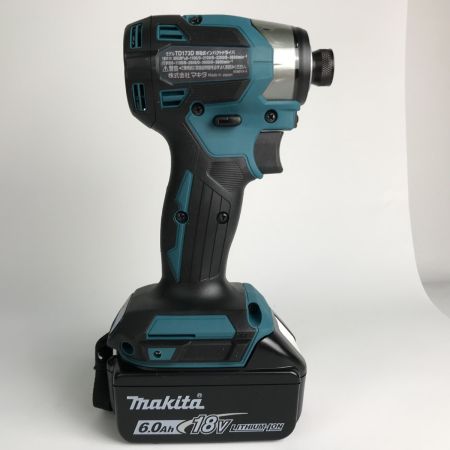  MAKITA マキタ インパクトドライバー 18v 本体/充電器/バッテリー２個 TD173DRGX ブルー 未使用