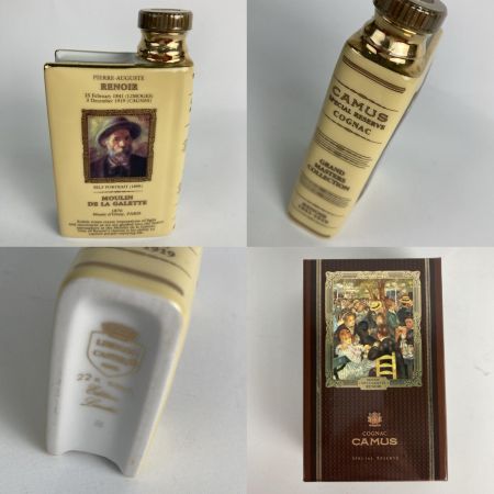  CAMUS カミュ コニャック4点 50ml ブック型 ミニボトル ゴッホ・アイリス・医師ガシェの肖像/ルノワール等 未開栓 未開栓