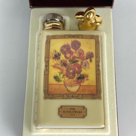  CAMUS カミュ コニャック4点 50ml ブック型 ミニボトル ルノワール・春の花束・浴後の女/ゴッホ・ひまわり等 未開栓 未開栓