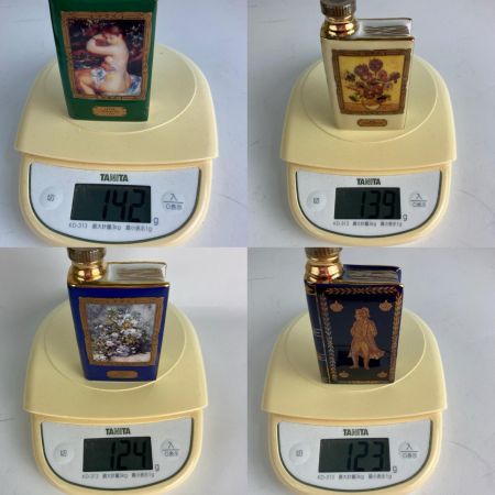  CAMUS カミュ コニャック4点 50ml ブック型 ミニボトル ルノワール・春の花束・浴後の女/ゴッホ・ひまわり等 未開栓 未開栓