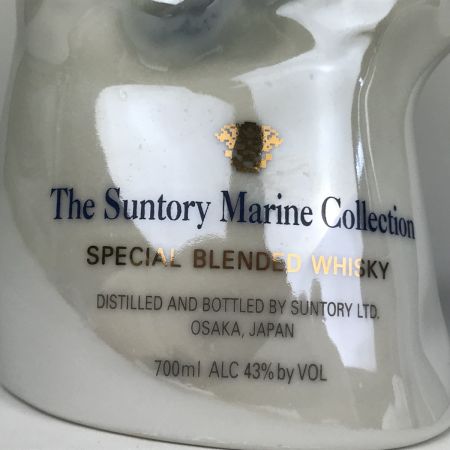 【北海道内限定発送】  The Suntory Marine Collection 43% イルカボトル サントリーウィスキー 700ml 未開栓