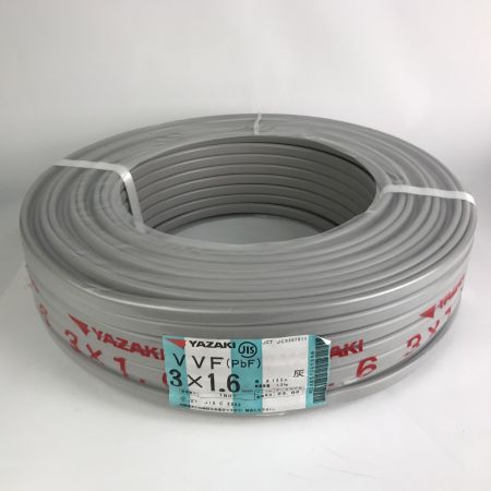  YAZAKI 電材 VVFケーブル 3芯×1.6mm×長さ100m 2023年08月製造 3×1.6 100m