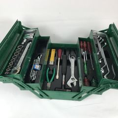  TONE トネ オートメカニック用  ３段式ツールチェスト 3段メタルケース 工具セット ツールセット  700AX グリーン Cランク