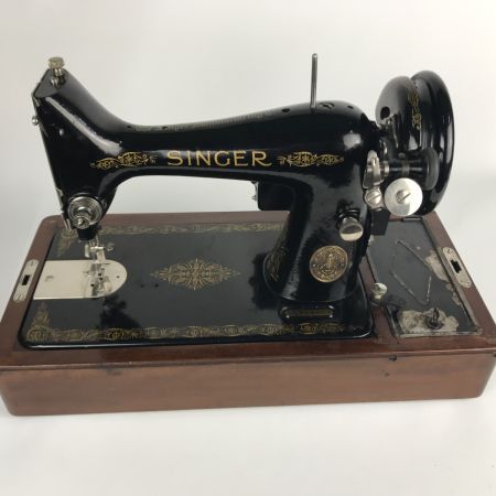  Singer シンガー 【アンティーク】ミシン シンガーモデル99 木箱入り 動作品