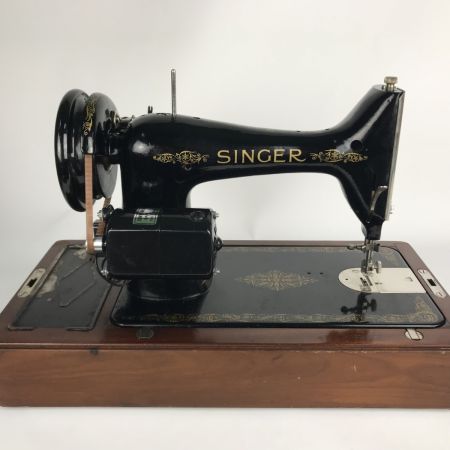  Singer シンガー 【アンティーク】ミシン シンガーモデル99 木箱入り 動作品