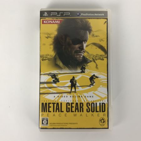  konami PSP-3000 XZC メタルギアソリッド ピースウォーカー プレミアムパッケージ 本体＋ソフト ジャンク品