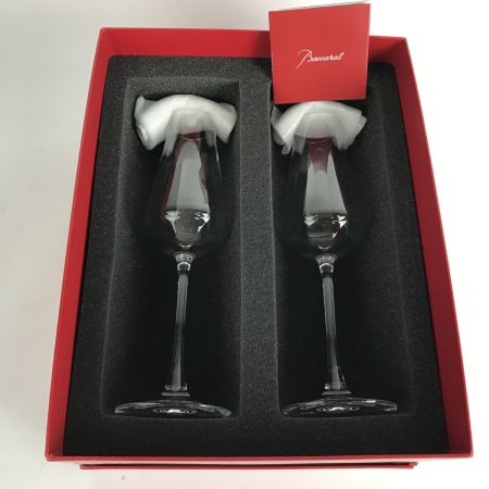  Baccarat バカラ シャンパングラス 2Pセット シャトーバカラシャンパンフルート 箱傷み有