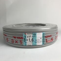 ■■ YAZAKI 電材 VVFケーブル 3芯×1.6mm×長さ100m 2025年05月製造 Sランク