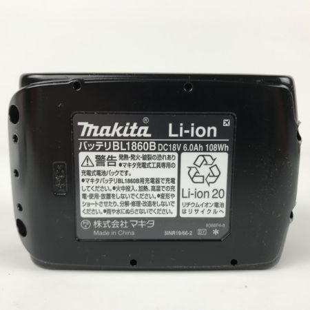  MAKITA マキタ リチウムイオンバッテリー 18V 6.0A 未使用品 BL1860B