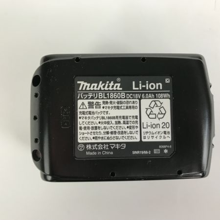  MAKITA マキタ リチウムイオンバッテリー 18V 6.0A BL1860B 未使用品