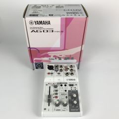  YAMAHA ヤマハ ライブストリーミングミキサー オーディオインターフェイス AG03 ホワイト Bランク