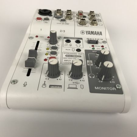  YAMAHA ヤマハ ライブストリーミングミキサー オーディオインターフェイス AG03 ホワイト