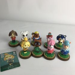 ■■ 任天堂 amiibo アミーボ どうぶつの森9点まとめ フィギュア／シズエ ケント たぬきち リサ カイゾー等 NVL-001 Bランク