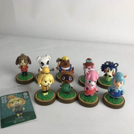 任天堂 amiibo アミーボ どうぶつの森9点まとめ フィギュア／シズエ ケント たぬきち リサ カイゾー等 NVL-001