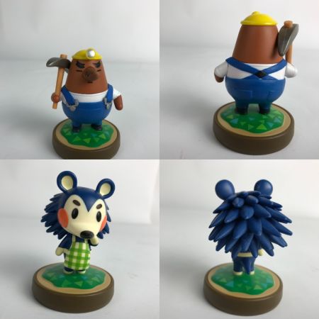  任天堂 amiibo アミーボ どうぶつの森9点まとめ フィギュア／シズエ ケント たぬきち リサ カイゾー等 NVL-001