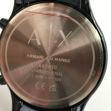 ARMANI アルマーニ アルマーニ・エクスチェンジ 腕時計 ステンレススチール クォーツ AX2430 ネイビー