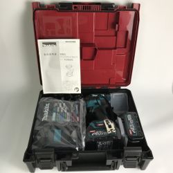 ■■ MAKITA マキタ 電動インパクトドライバー 40V 本体/充電器/バッテリー２個/ケース付  TD002GRDX ブルー 未使用品 Sランク
