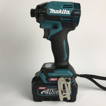  MAKITA マキタ 電動インパクトドライバー 40V 本体/充電器/バッテリー２個/ケース付  TD002GRDX ブルー 未使用品
