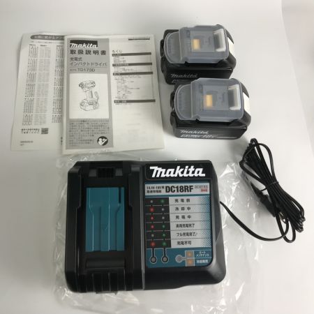  MAKITA マキタ インパクトドライバー 18v 本体/充電器/バッテリー２個 TD173DRGX ブルー 未使用品