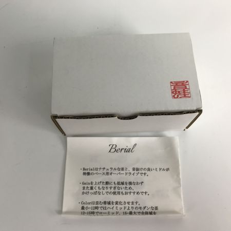  SOUND FROG Berial ベースオーバードライブ LED赤 ベースエフェクター 箱付