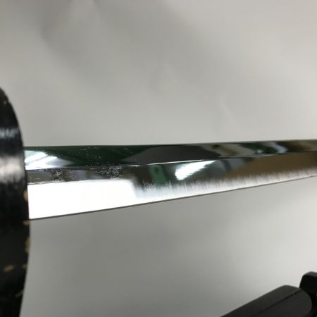   模造刀 黄金梨子地螺鈿飾剣 国宝複美 展示台・木箱付