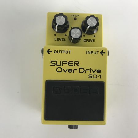  BOSS ボス エフェクター SUPER Over Drive SD-1 イエロー