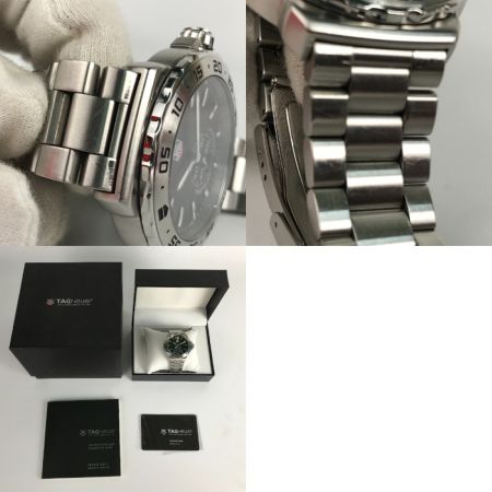  TAG HEUER タグホイヤー 腕時計 フォーミュラー1グランドデイト ステンレススチール WAU1112