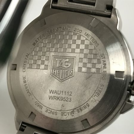  TAG HEUER タグホイヤー 腕時計 フォーミュラー1グランドデイト ステンレススチール WAU1112