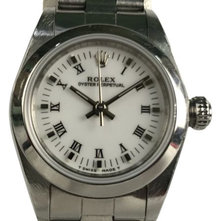  ROLEX ロレックス 腕時計 オイスターパーペチュアル ステンレススチール 76080
