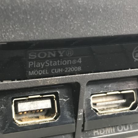  SONY ソニー Playstation4 CUH-2200B ブラック 通電確認済み ジャンク品