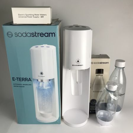  sodastream ソーダストリーム E-TERRA 自動炭酸水メーカー ホワイト