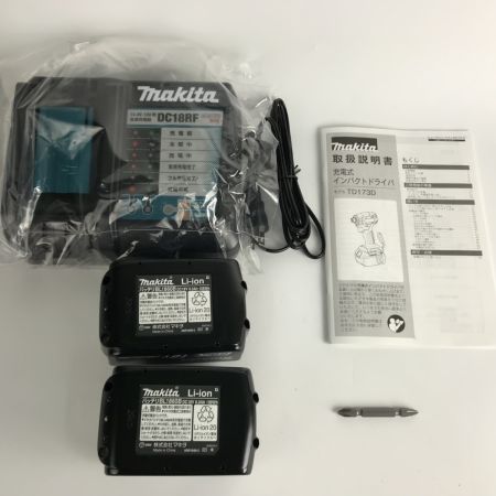  MAKITA マキタ インパクトドライバー 18v 本体/充電器/バッテリー TD173DRGX ブルー 未使用品