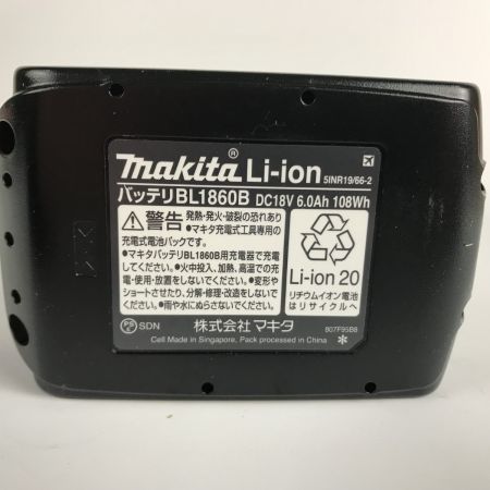  MAKITA マキタ バッテリー 18v 6.0Ah BL1860B 未使用品