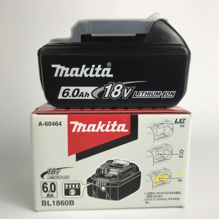 MAKITA マキタ リチウムイオンバッテリー 18V 6.0A BL1860B 未使用品
