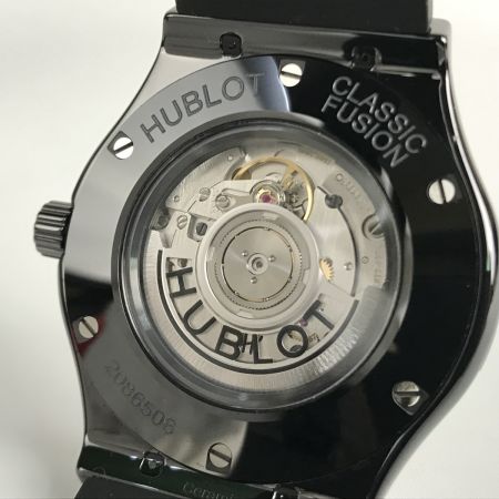  HUBLOT ウブロ 腕時計 クラシック・フュージョン ブラックマジック デイト 箱・取説付 511.CM.1171.RX