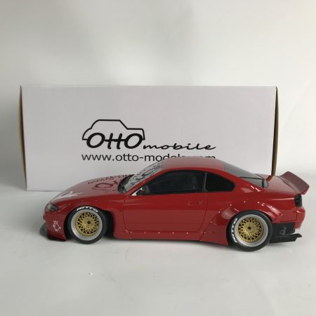   OttO mobile 1/18 ロケットバニー 日産 シルビア S15 2014 OTM1115 レッド ジャンク品