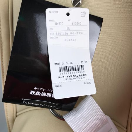  TaylorMade テーラーメイド グラフィック-T ライト キャディーバッグ UN770 ベージュ