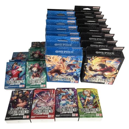   ワンピースカード スタートデッキまとめ ２Y/エース＆ニューゲート ヤマト・ルフィ（ニカ）・バギー・ボニー・ティーチ 未開封