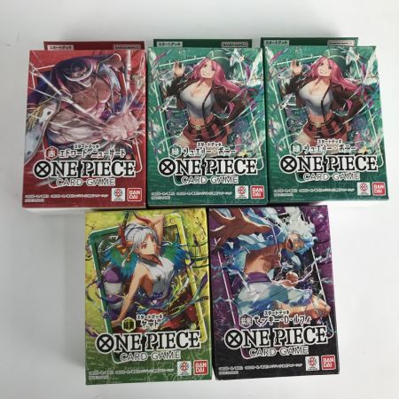  ワンピースカード スタートデッキまとめ ２Y/エース＆ニューゲート ヤマト・ルフィ（ニカ）・バギー・ボニー・ティーチ 未開封